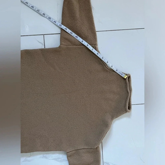 Wilfred/ Knit merino wool/ Mock  neck/ Tan sweater/ Size US S - Picture 12 of 13